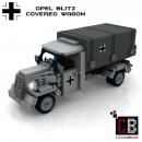 Custom WW2 Opel Blitz covered wagon with black cross