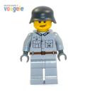 CustomBricks Figure Wehrmacht Soldier made of LEGO bricks
