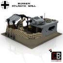 Custom WW2 Normadie  Bunker - Flak 36 & Tank IV