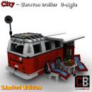Caravan trailer 2-axle T1 LIMITED EDITION 10220 made of LEGO® bricks